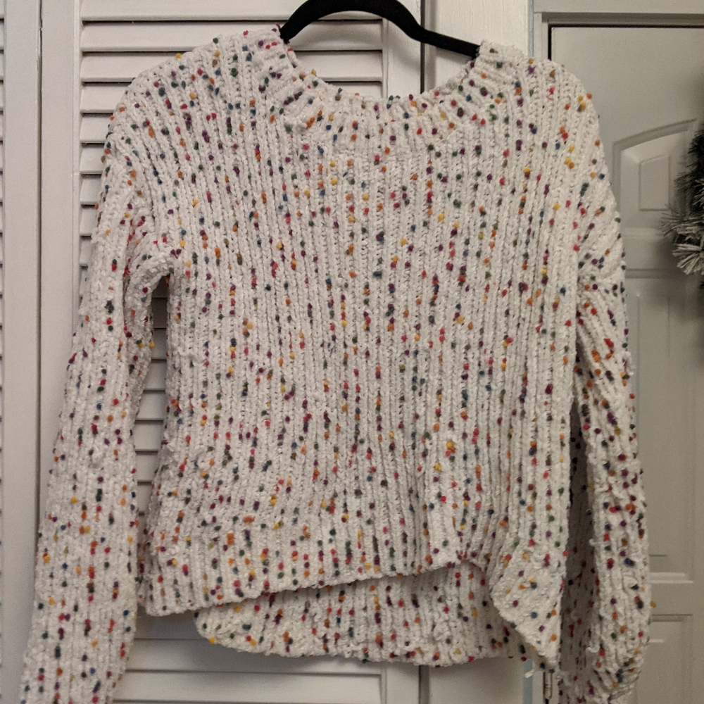 Altar'd State distressed popcorn sweater s…